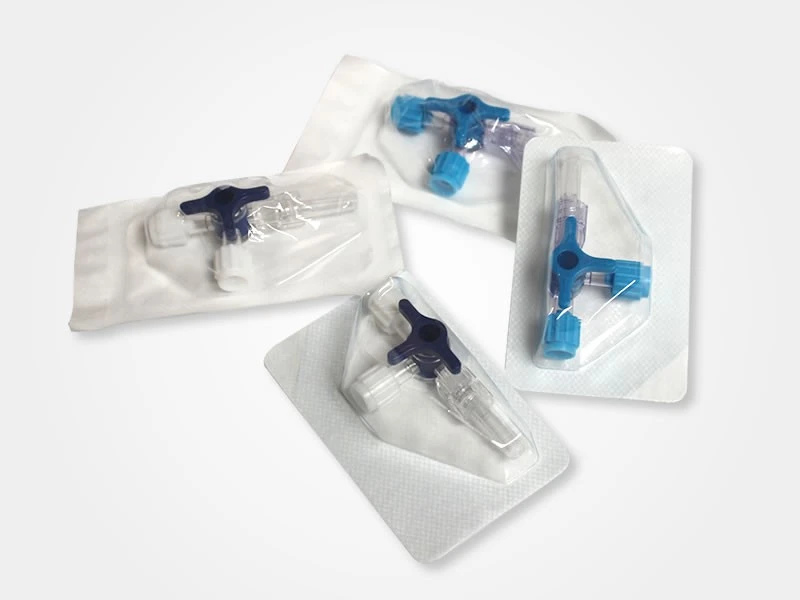 Disposable 3-Way Stopcock With Luer Connections Sterile Packaging