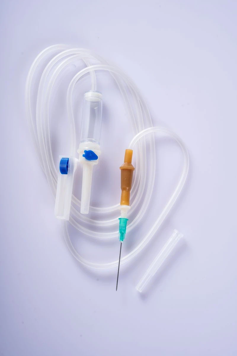 Infusion Set With IV Fluid Flow Regulator